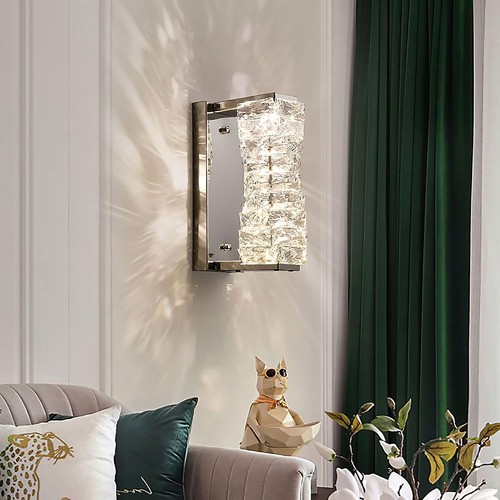 Modern crystal wall light - modern,