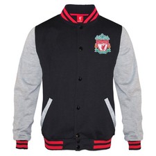 Liverpool FC Mens Jacket Varsity Baseball Retro OFFICIAL Football Gift