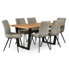 Seina Solid Oak Dining Table