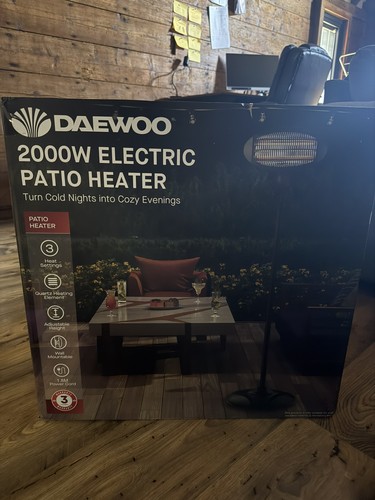 Daewoo 2000w patio heater - daewoo-2000w,