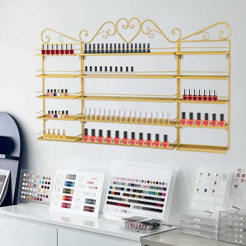 Wall mounted nail polish - wall-mounted,