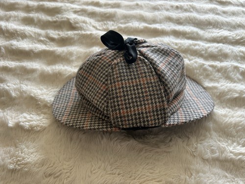 Vintage deerstalker hat 80s - vintage,