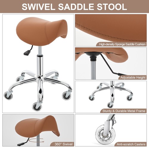 Saddle stool with versatile - stool, &