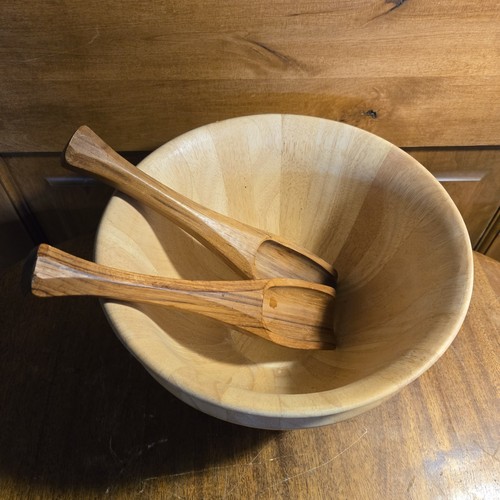 Vintage dansk wooden - wooden, salad