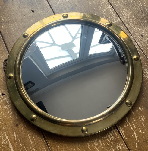Antique brass port hole - antique,