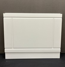 Fluted Bath Panel End Panel Primed White ( Ready to be finished )