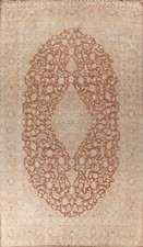 Vintage RUST Floral Ardakan Hand-knotted Large Area Rug Medallion Oriental 10x15