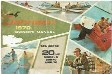 JOHNSON SEA HORSE 20hp 20R70 &