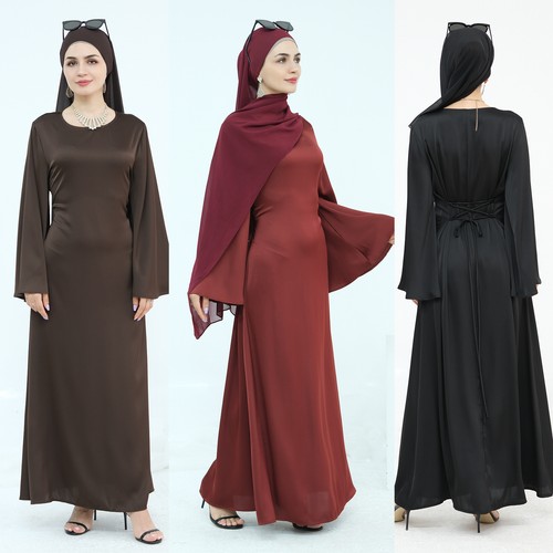 Soild color abaya women muslim - abaya,