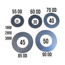 Bucket Shim Pack for Excavators & Diggers (4x1mm, 2x2mm & 2x3mm) jcb kubota cat 