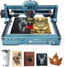 Sculpfun C1 Mini Engraver Portable Engraving Machine 3W Ultra Fine Spot 150*130m
