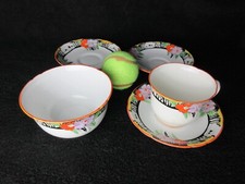 Melba Bone China 3 Saucers, 1