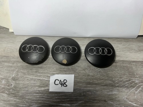 Audi 68mm black alloy wheel - audi,