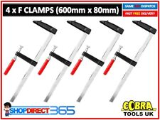 4 x F Clamps Bar Clamp Heavy