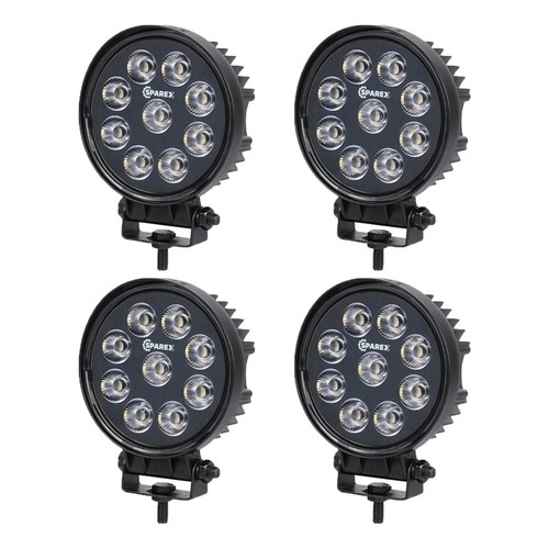 Sparex round led - 4x,