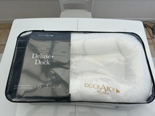 DOCKATOT Deluxe+ Dock 0-8 Months Multifunctional Baby Lounger Pristine White