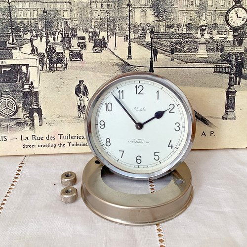 Vintage car clock kienzle - vintage, clock.