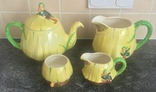 4 piece set of BURLEIGHWARE
