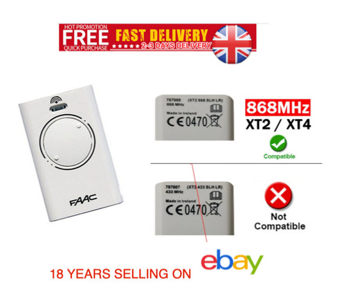 Faac remote control xt2 gate - faac,