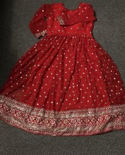 Beautiful Red Anarkali Dress