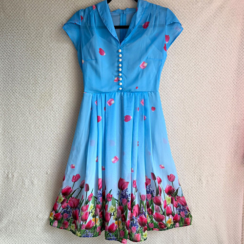 Hell bunny womens - hell, blue