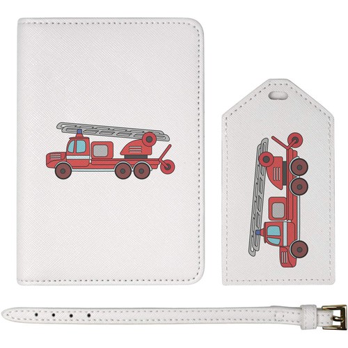 Red fire truck passport - 'red, truck'