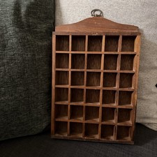 Vintage Wooden Curio Shelf  -