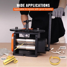 Combination Rolling Mill 2.24"/57 mm 1: 2 Gear Ratio, 3-in-1 Multi-function