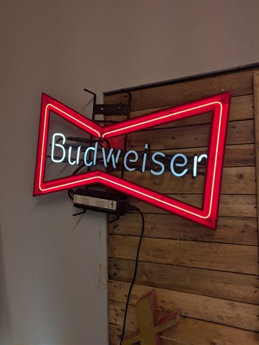 Original 1980 neon budweiser - 1980's,