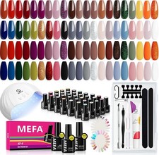 Gel Nail Polish Kit with LED