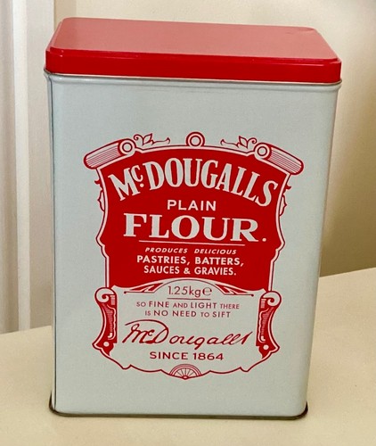 Mcdougalls flour tin - tin, plain