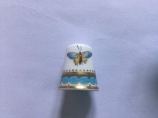 spode thimble Butterfly/flower
