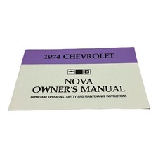 Original Owners Manual - 1974