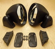 For Opel Manta A 1970 71 72 73 74 75 1975-81 Sporty Pair Door Mirror Black Retro