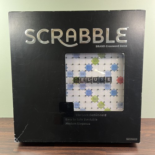 Scrabble deluxe edition - deluxe, black
