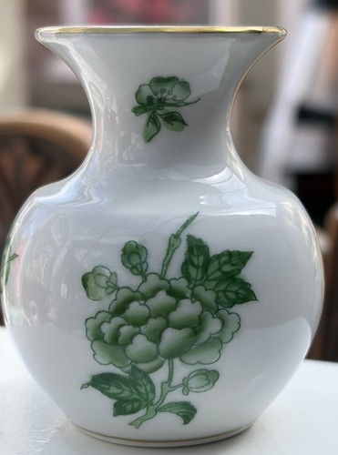 Vintage miniature herend green - herend,