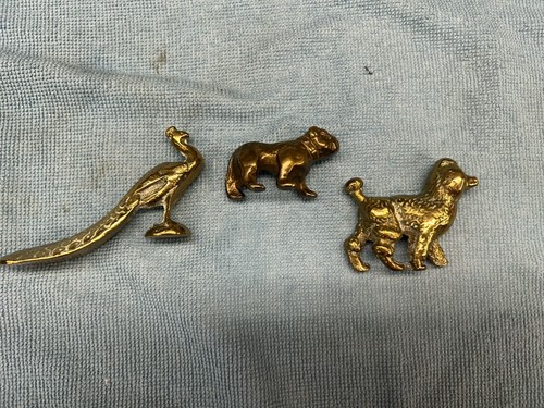Brass animal ornament - brass, figures