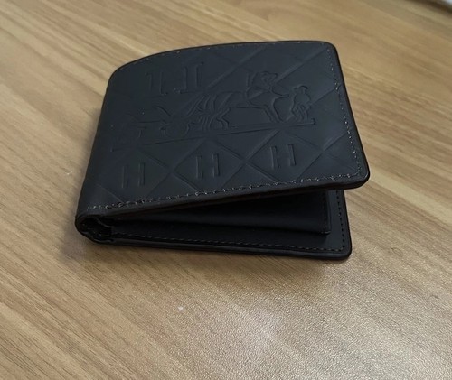 Hermes leather fold wallet - leather,
