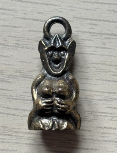 Vintage lucky charm brass - lucky,
