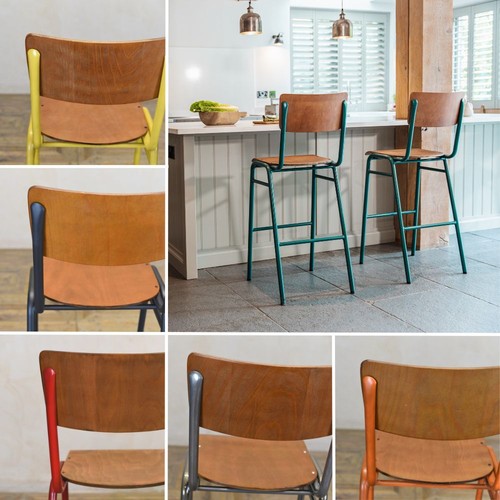 Colourful bar stools - bar, heights