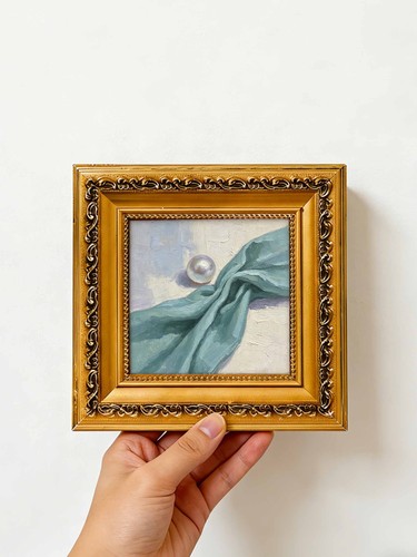 Pearl teal silk fabric - pearl,