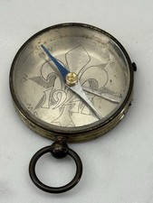 1947 Boy Scout World Jamboree French brass compass with transit lock Rare