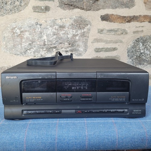 Aiwa stereo double cassette - aiwa,