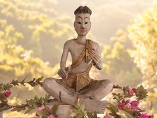 Vintage Buddha Wooden