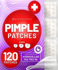 5 Pack ? Pimple Patch 120 Hydrocolloid Acne Patches Tea Tree Oil