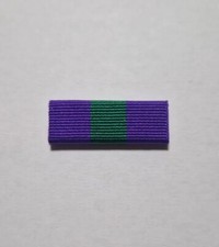 GSM General Service Medal  1918-62 Pin On Ribbon Bar