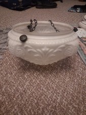 Antique White Glass Light