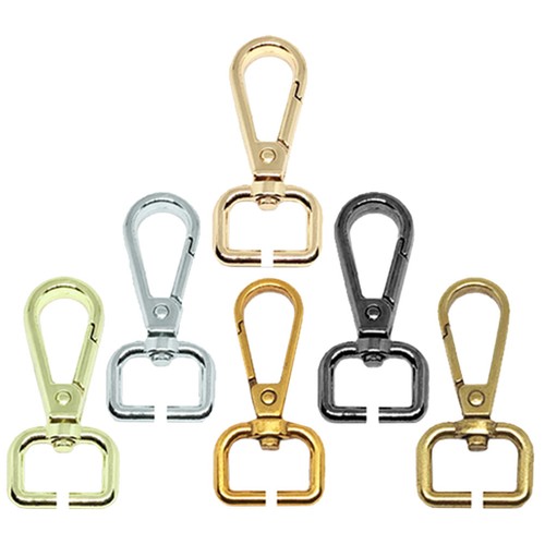 6pcs metal bag strap carabiner - 6pcs,