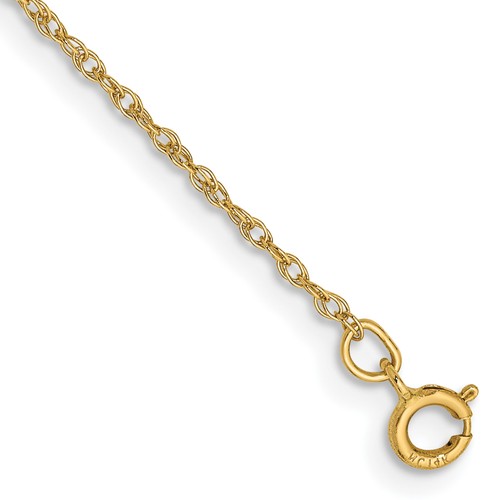 8mm light baby rope chain - .8mm,