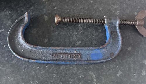Vintage record clamp - vintage, g-clamp
